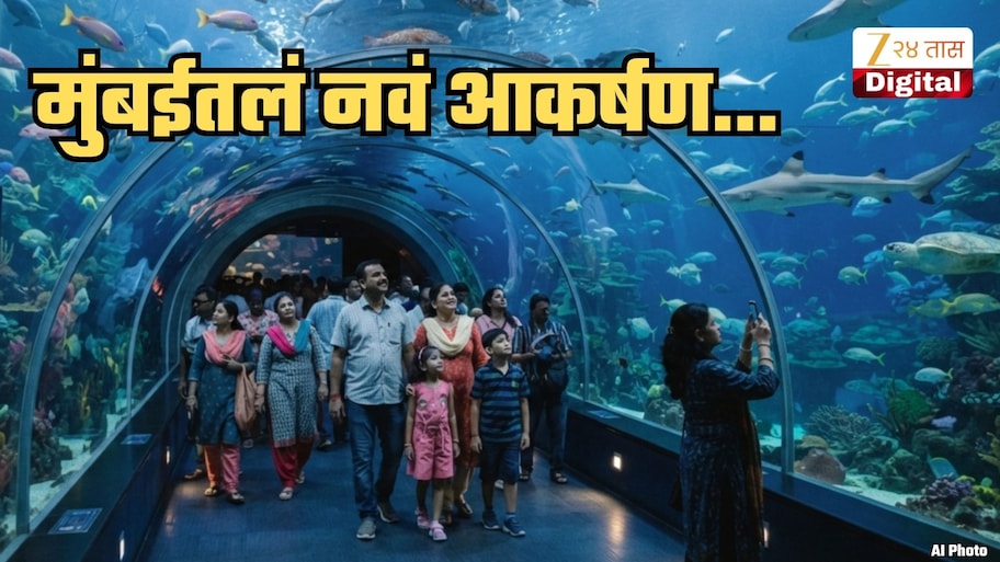 मुंबईमध्ये परदेशी स्टाइलचं मत्स्यालय... काचेच्या बोगद्यातून चालत पाहता येणार जलचर; कधी, कुठे सुरु होणार हे मत्स्यालय?