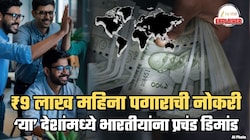 महिना ₹9 लाख पगार, उत्तम लाइफस्टाइल अन्... 'या' देशांत भारतीयांना प्रचंड डिमांड; इथं नोकरी मिळवण्यासाठी काय करायचं? A To Z माहिती