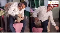 विद्यार्थ्याच्या डोक्यावर तबला वाजवणाऱ्या शिक्षकाला घडली जन्माची अद्दल, व्हिडीओ व्हायरल