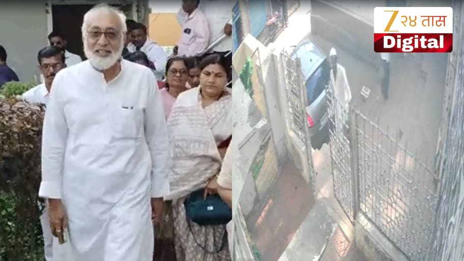 महाराष्ट्रात खळबळ! माजी आमदाराच्या घरावर हल्ल्याचा प्रयत्न! सीसीटीव्हीत धक्कादायक घटना कैद, कोयता घेऊन...