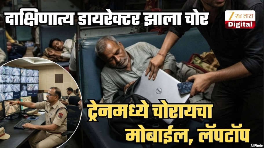दाक्षिणात्य डायरेक्टर निघाला ट्रेनमधला वाँटेड चोर! प्रवाशांचे मोबाईल, लॅपटॉप चोरायचा अन्...; पोलिसही हादरले