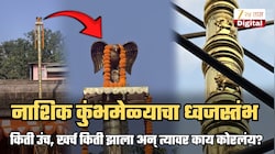 2050 KG वजन, ब्रास कोटींग, तामिळनाडू कनेक्शन अन्... नाशिक कुंभमेळ्याचा ध्वजस्तंभाबद्दल जाणून घ्या; त्यावर काय कोरलंय? वाचा A To Z माहिती