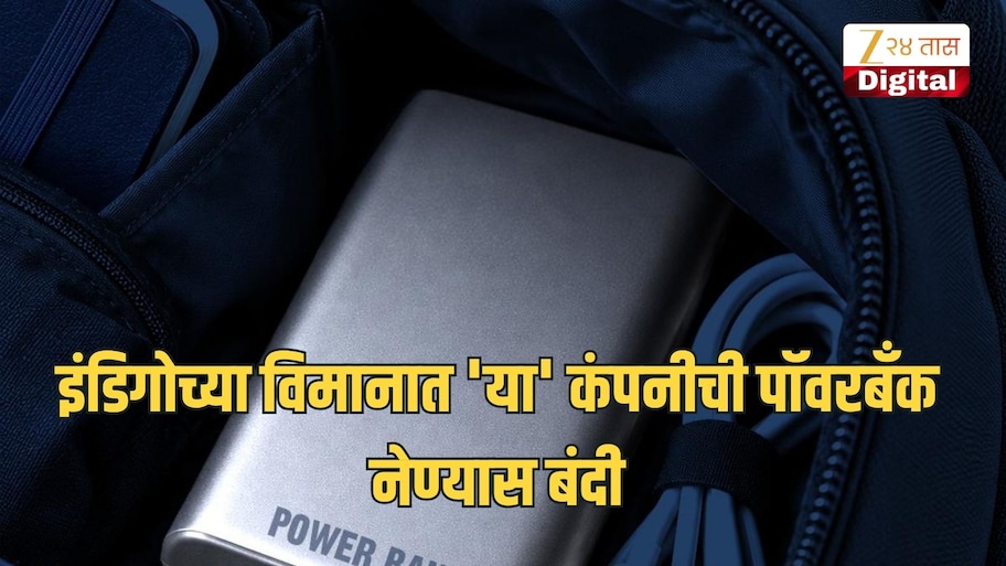 इंडिगोच्या विमानात 'या' कंपनीची पॉवरबँक नेण्यास बंदी, का घेण्यात आला असा निर्णय?