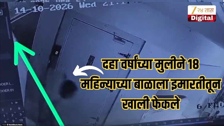 भयंकर! दहा वर्षांच्या मुलीने 18 महिन्याच्या बाळाला इमारतीतून खाली फेकले, गोरेगावाील घटना