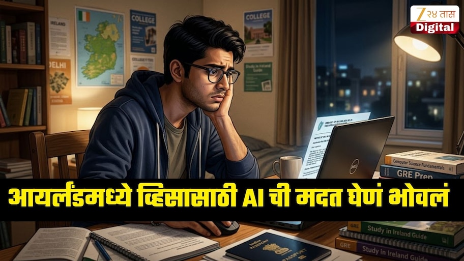 आयर्लंडमध्ये व्हिसासाठी AI ची मदत घेणं भोवलं, तब्बल 3300 भारतीय विद्यार्थ्यांचा व्हिसा रिजेक्ट