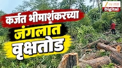 VIDEO : कर्जत भीमाशंकरच्या जंगलात वृक्षतोड, हजारो झाडं तोडल्याचा ग्रामस्थांचा आरोप