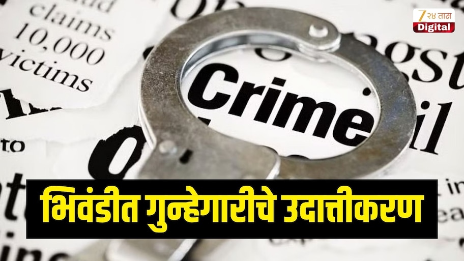 भिवंडीत गुन्हेगारीचे उदात्तीकरण, चाकू हल्ल्यातील आरोपीचा जामिनानंतर जल्लोष, फटाके फोडून मिरवणूक