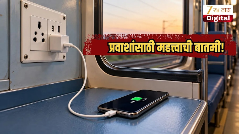 प्रवाशांसाठी महत्त्वाची बातमी!  रेल्वेत आता 'या' वेळेत फोन, लॅपटॉप चार्जिंग करता येणार नाही