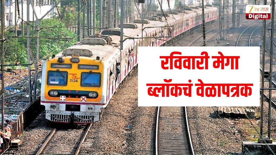 मध्य रेल्वेवर रविवारी मेगाब्लॉक, दिवाळी शॉपिंगसाठी मुंबईत येणाऱ्या नागरिकांचा खोळंबा होणार